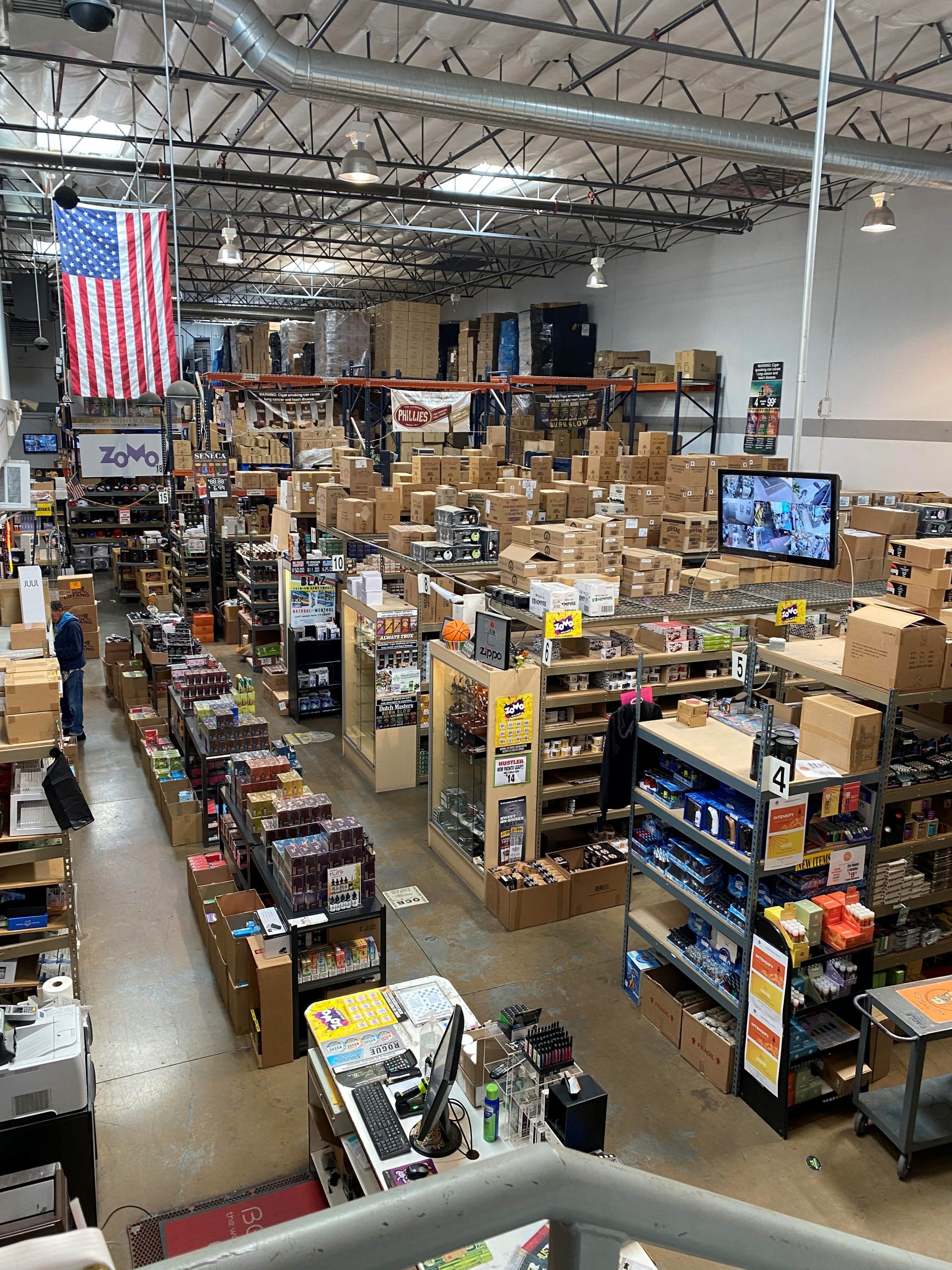 Inside the 7 Global Distribution warehouse in Las Vegas